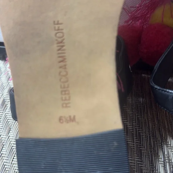 Colorful Pom Pom Sandals Rebecca Minkoff Women’s SZ 6.5 Box1 - Picture 6 of 6